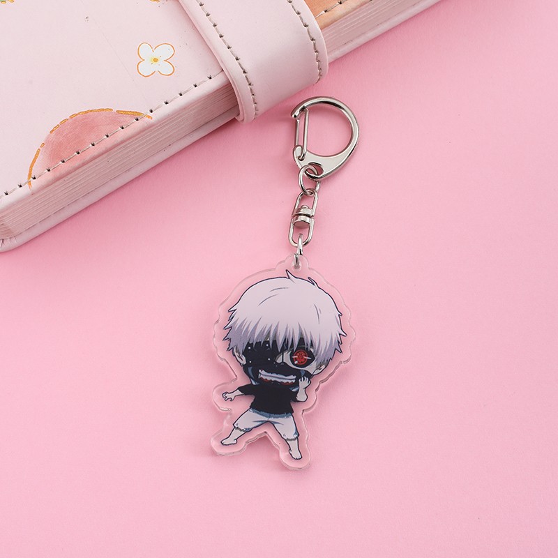 8Pcs 애니메이션 피규어 도쿄 구울 아크릴 자동차 키 - Car Accessories In Tokyo 리뷰 및 가격