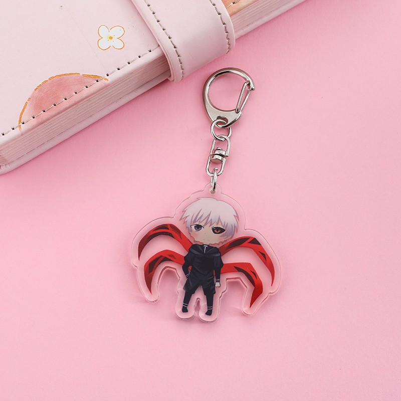 8Pcs 애니메이션 피규어 도쿄 구울 아크릴 자동차 키 - Car Accessories In Tokyo 리뷰 및 가격