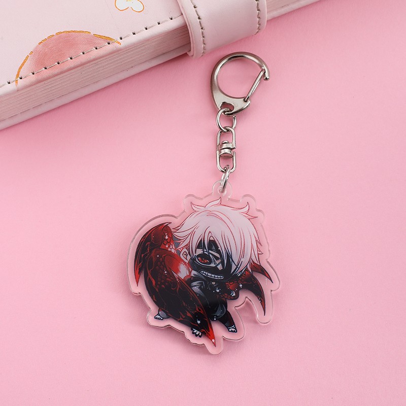 8Pcs 애니메이션 피규어 도쿄 구울 아크릴 자동차 키 - Car Accessories In Tokyo 리뷰 및 가격
