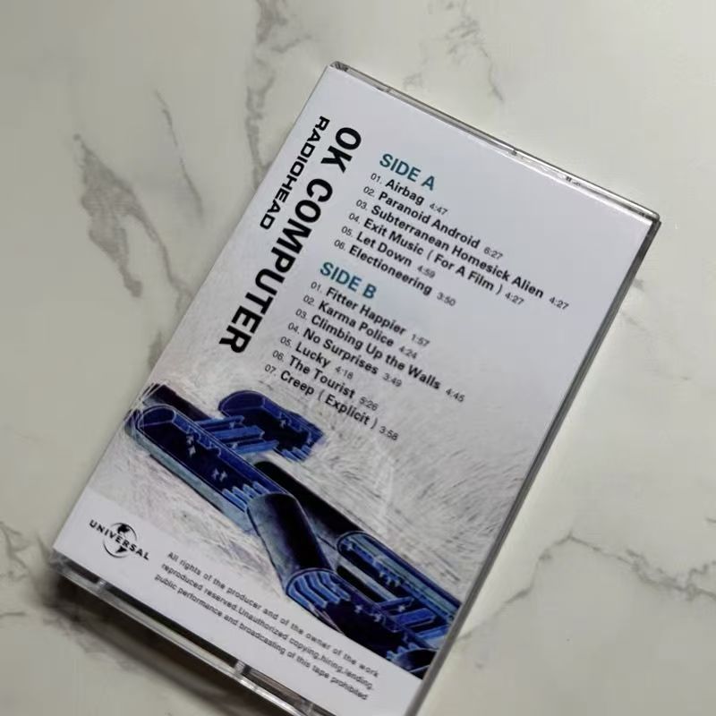 레트로 록 라디오헤드 톰 요크 음악 테이프, OK 컴퓨 - Car Accessories York 리뷰 및 가격