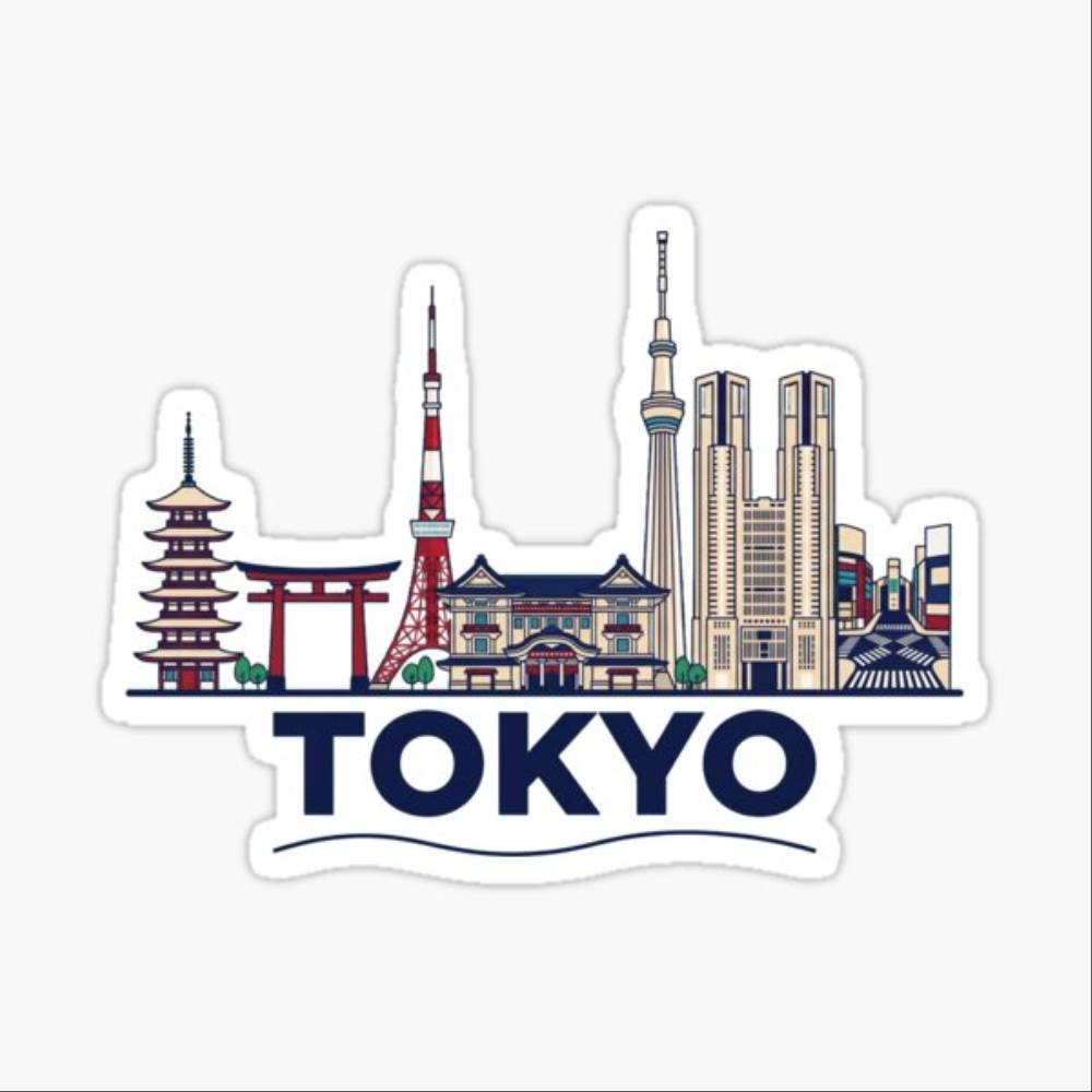 도쿄 여행 스티커, 자동차 창문용, 범퍼용, 다이컷 비 - Car Accessories In Tokyo 리뷰 및 가격