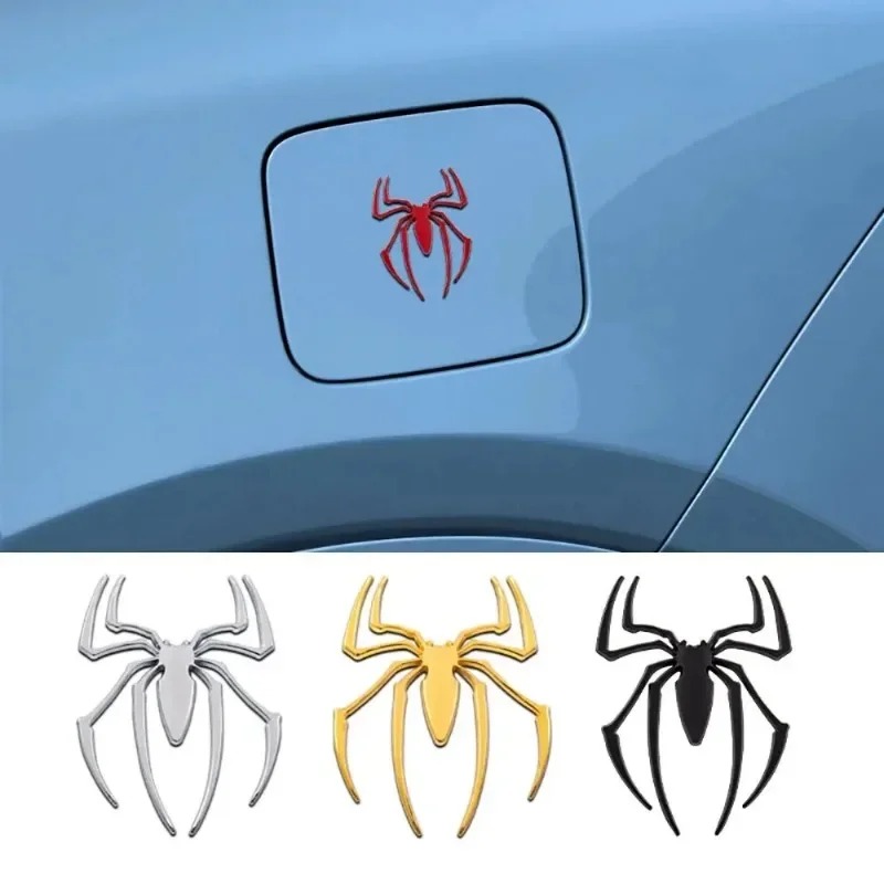 3D 금속 자동차 스티커, 거미 자동차 로고, 크롬 배 - Car Accessories Exterior 리뷰 및 가격