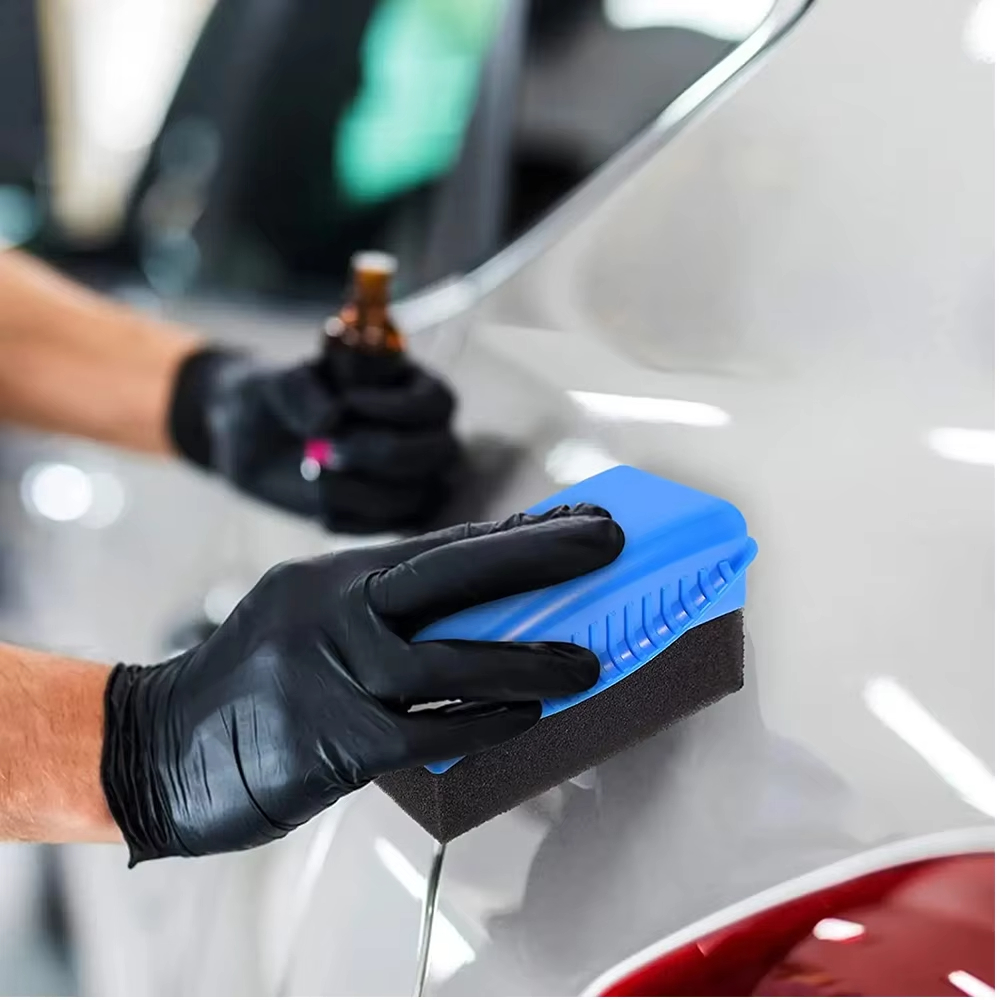 자동차 휠 스펀지 브러시(뚜껑 있음/없음)-타이어 컨투 - Car Detailing Brush 리뷰 및 가격