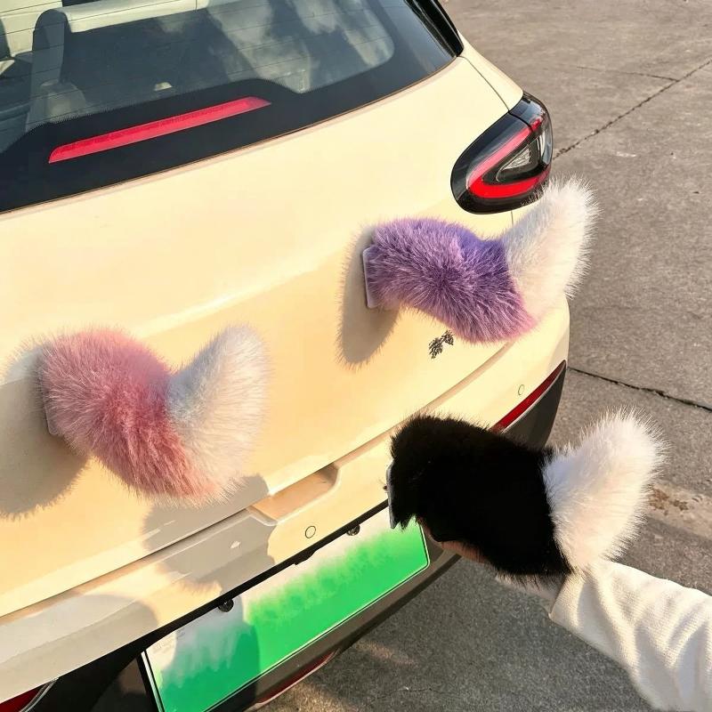 자동차 전기 소형 테일 장식 음성 제어 귀여운 코스프레 - Car Accessories Exterior 리뷰 및 가격
