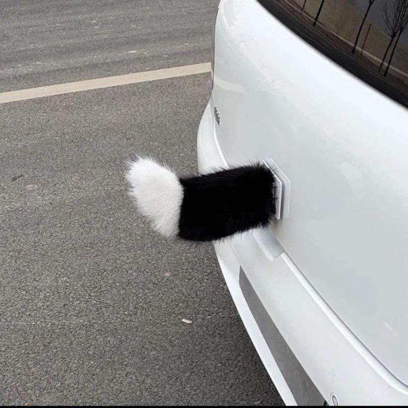 자동차 전기 소형 테일 장식 음성 제어 귀여운 코스프레 - Car Accessories Exterior 리뷰 및 가격