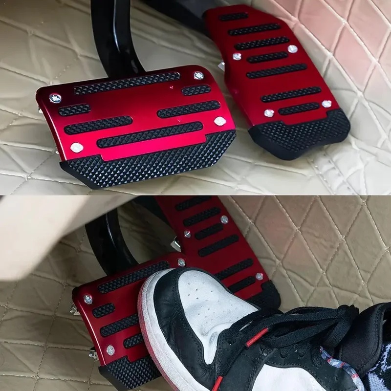MT AT 자동차 페달 패드 미끄럼 방지 고무 알루미늄 - Car Accessories For Inside 리뷰 및 가격