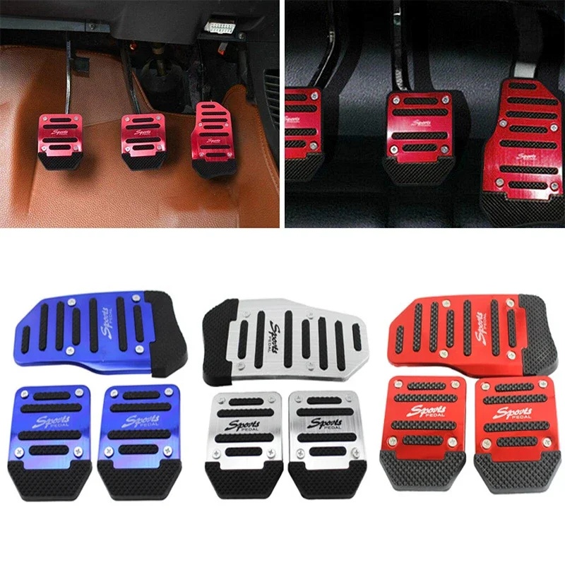 MT AT 자동차 페달 패드 미끄럼 방지 고무 알루미늄 - Car Accessories For Inside 리뷰 및 가격