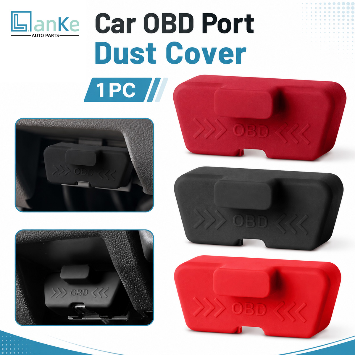 Lanke 1PC 차량 OBD 포트 방진 커버 실리콘  - Car Accessories Exterior 리뷰 및 가격