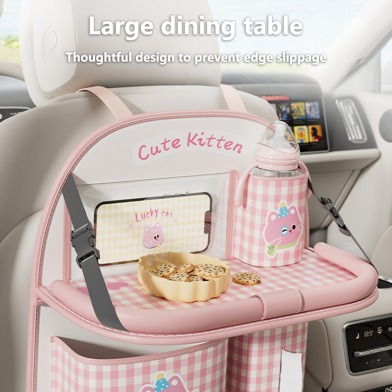 사랑스러운 고양이 모양 차량 시트 뒤 보관 가방 걸이식 - Back Seat Car Table 리뷰 및 가격