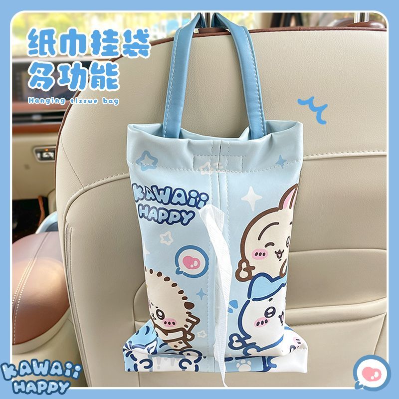 귀여운 자동차 티슈 케이스 카와이 치이카와 걸이형 귀여 - Car Accessories Girl 리뷰 및 가격