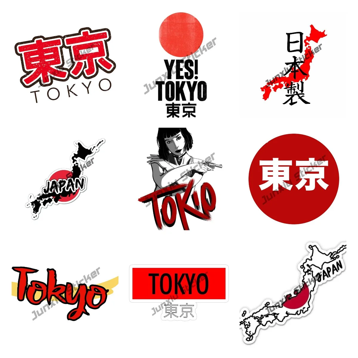 크리에이티브 자동차 스티커 일본에서 만든 스티커 일본  - Car Accessories In Tokyo 리뷰 및 가격