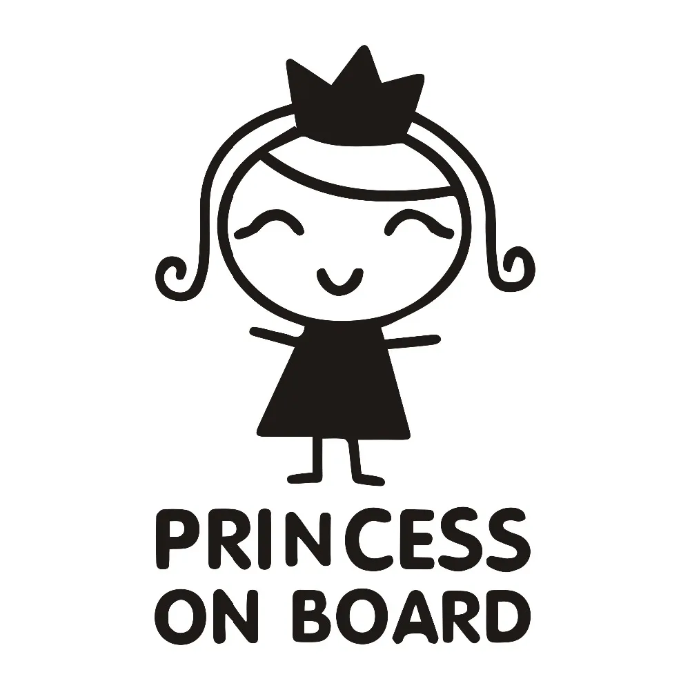 자동차 스티커 인격 공주 보드에 아기 소녀 스타일링 스 - Car Accessories Girl 리뷰 및 가격