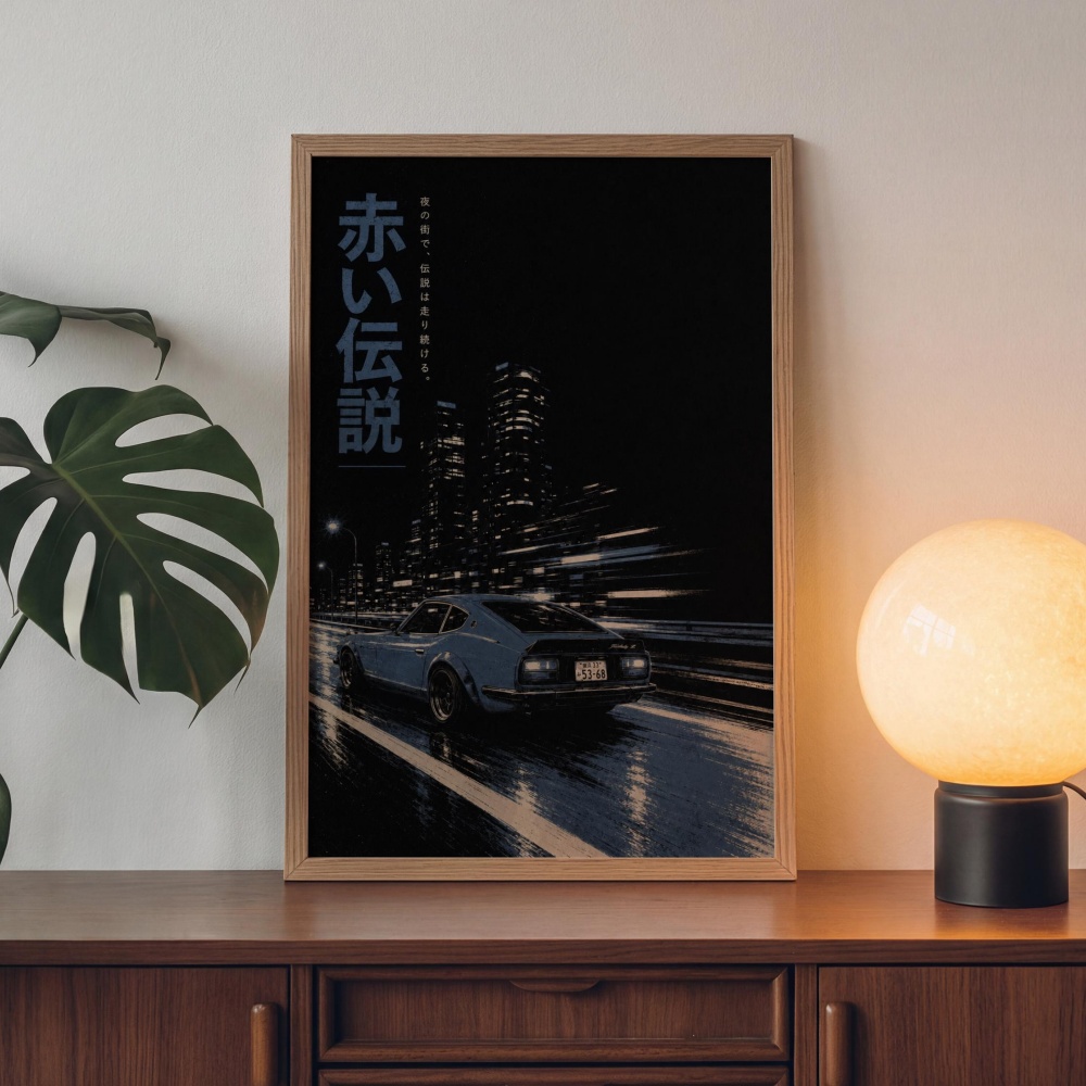 일본 자동차 액세서리 레트로 스포츠카 도쿄 야경 캔버스 - Car Accessories In Tokyo 리뷰 및 가격