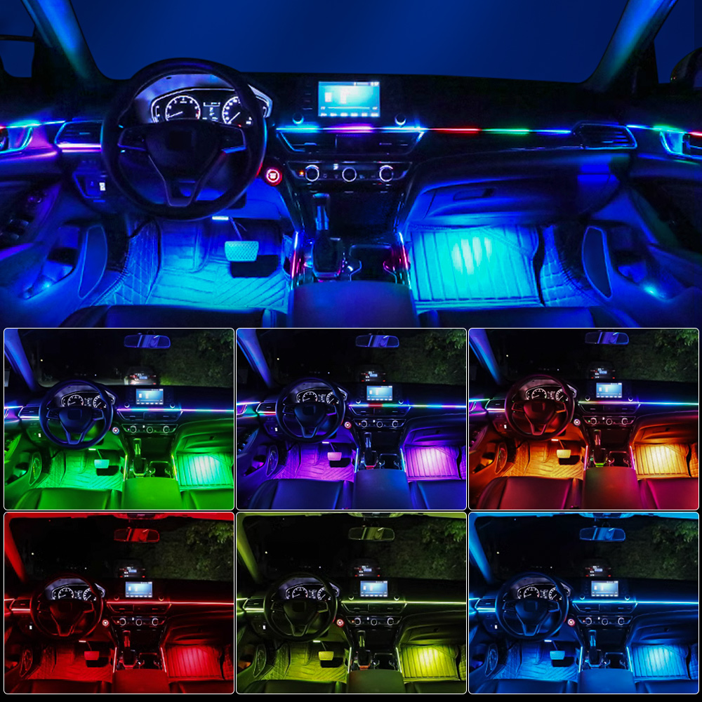 범용 Led 자동차 주변 조명 RGB 64 213 컬러 - Car Accessories For Inside 리뷰 및 가격