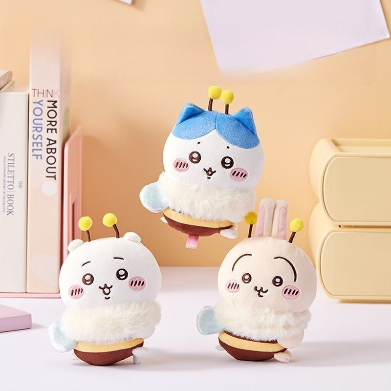 꿀벌 시리즈 만화 귀여운 하치와레 우사기 인형 부드러운 - Car Accessories For Inside 리뷰 및 가격