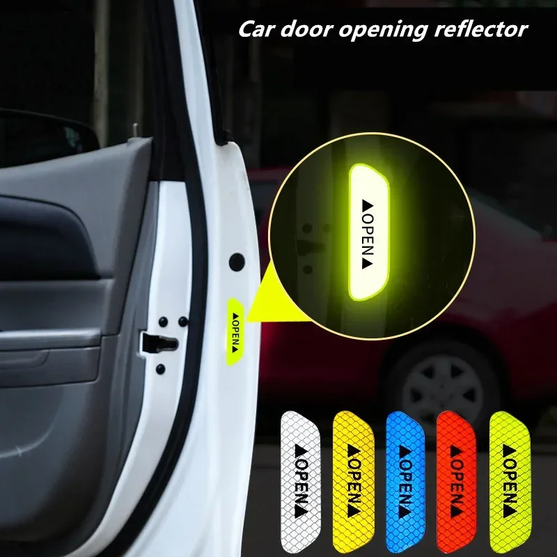 4개 자동차 문 열림부 반사 스티커 안전 개방 경고 스 - Car Accessories Quick Delivery 리뷰 및 가격